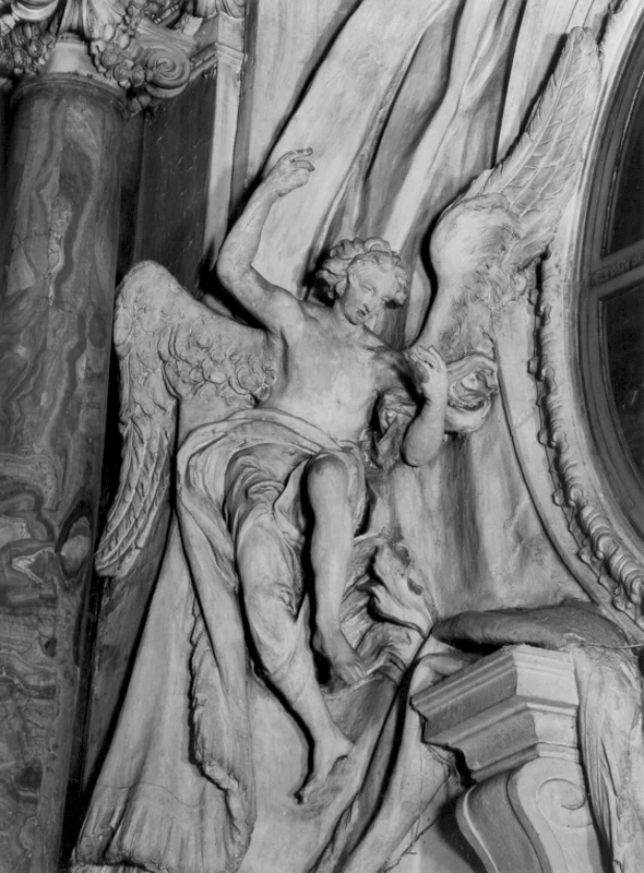 Decorazione plastica di Gherardi Antonio, Maille Michel, Ottoni Lorenzo, Giorgini Simone, Bilancini Giuseppe - Chiesa SS. Biagio e Carlo ai Catinari, Roma
